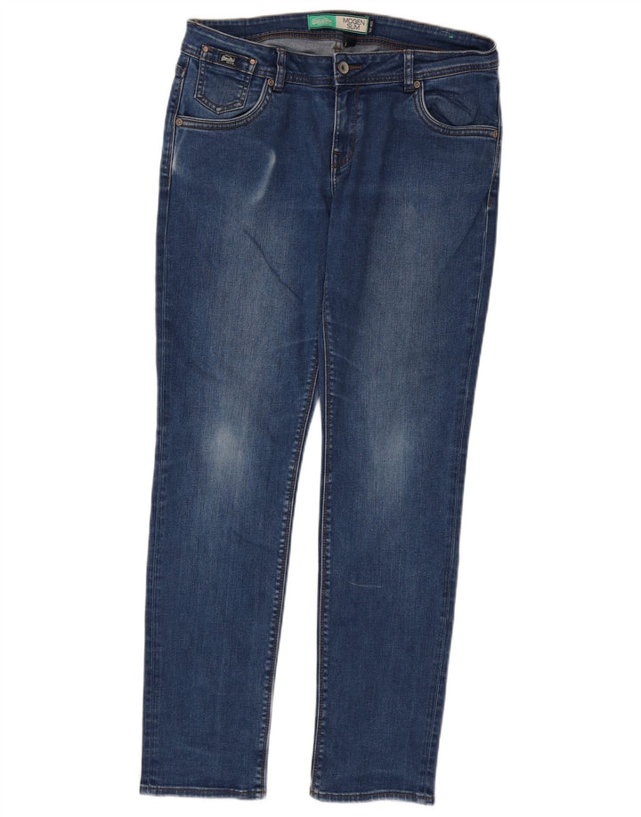 Blugi Superdry Imogen Slim pentru femei W32 L32 bumbac albastru