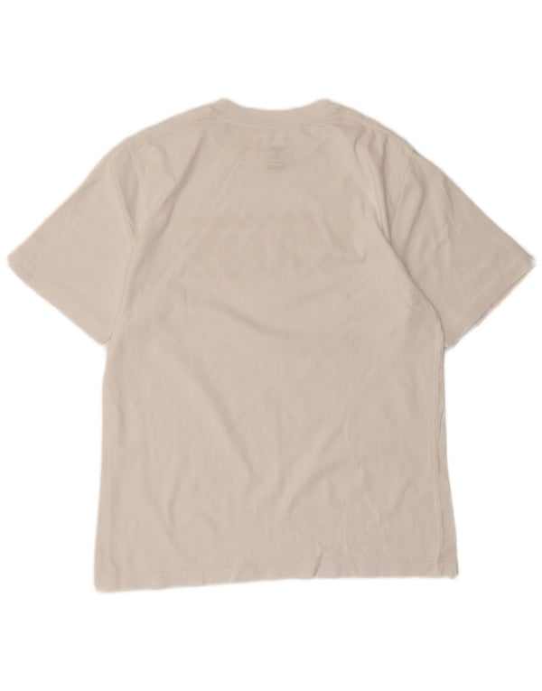 Tricou grafic personalizat Vans Boys Top 10-11 ani Bumbac alb mediu