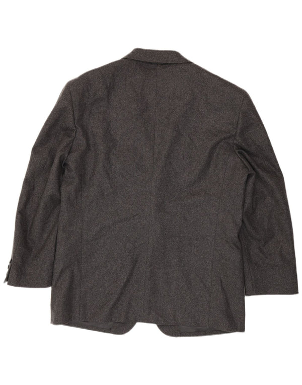 Jachetă Valentino pentru bărbați cu 2 nasturi și 2 nasturi IT 54 2XL gri din lână virgină