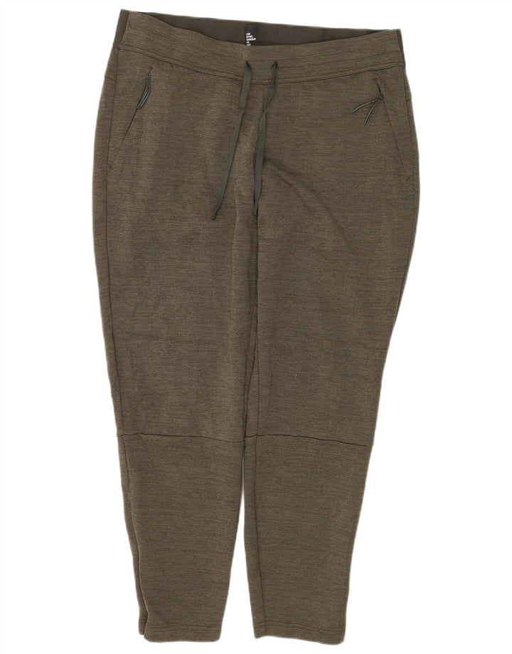 Pantaloni de trening ADIDAS pentru femei UK 20/22 XL Kaki Flecked