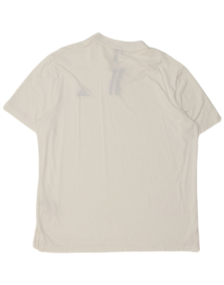 Tricou polo pentru bărbați Adidas XL poliester alb
