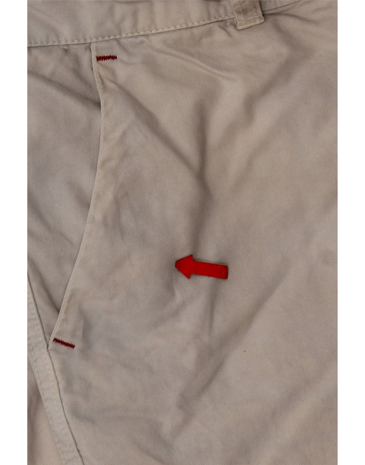 Pantaloni scurți chino vintage pentru bărbați W36, bumbac gri mare
