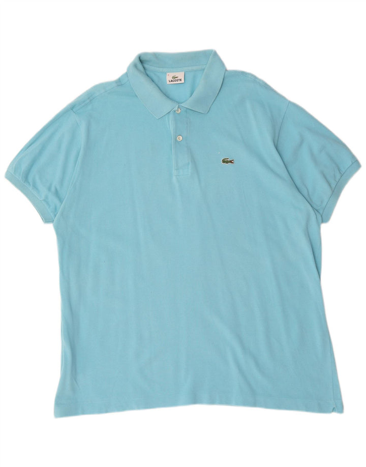 Tricou polo pentru bărbați Lacoste Mărimea 8 3XL Bumbac albastru