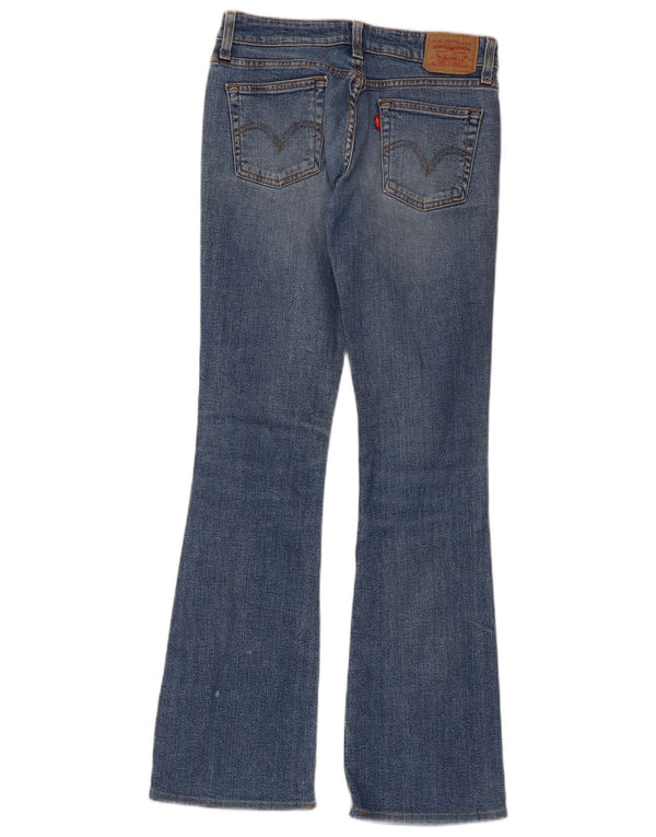 Levi's Womens 518 Super Low Bootcut Jeans Size 3 Small W28 L32 Blue Cotton