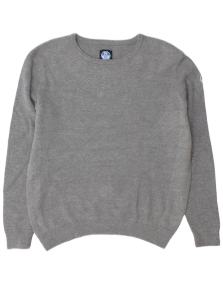 Pulover North Sails pentru bărbați, cu gât crew, XL, bumbac gri