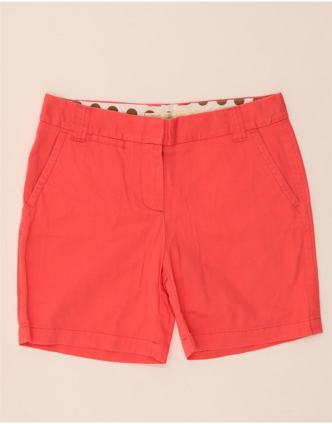 Pantaloni scurti chino pentru femei J. Crew City Fit US 4 Small W32 Pink Bumbac