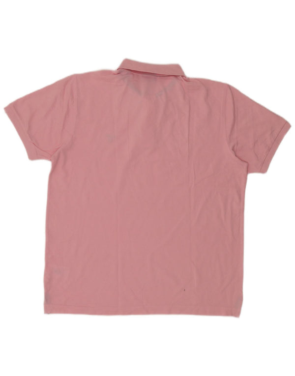 Tricou polo pentru bărbați Gant, bumbac roz XL