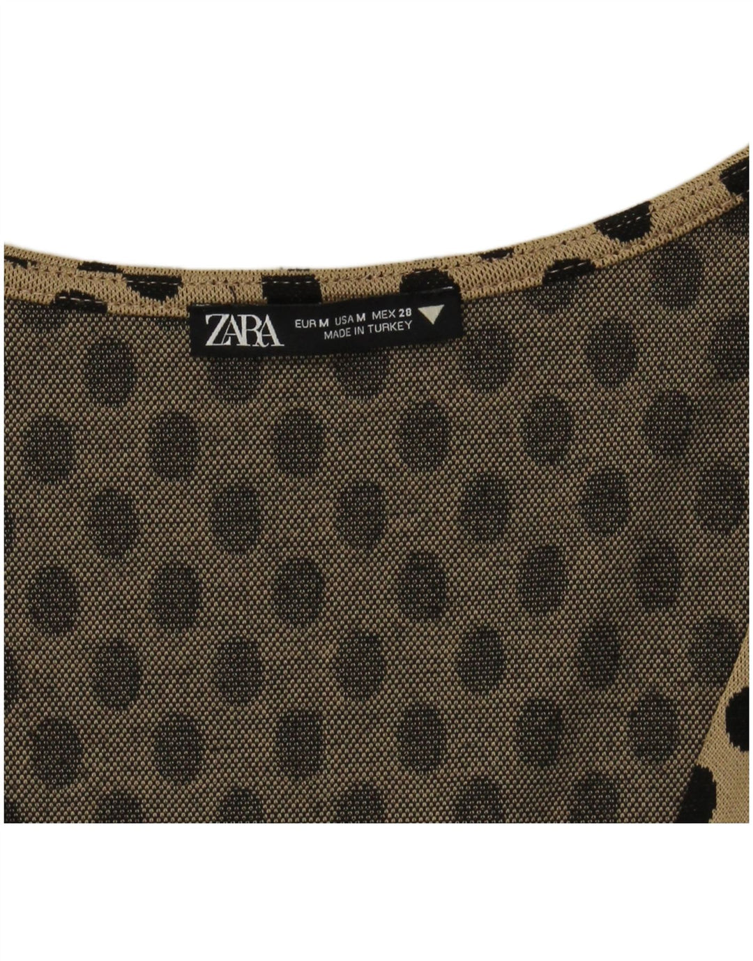 Rochie Zara femeie A-Line UK 12 Medium Bej Buline