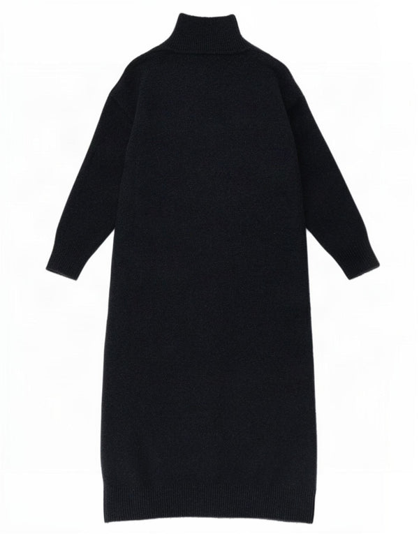 Rochie pulover cu mânecă lungă pentru femei Zara UK 10 Mic bleumarin acrilic