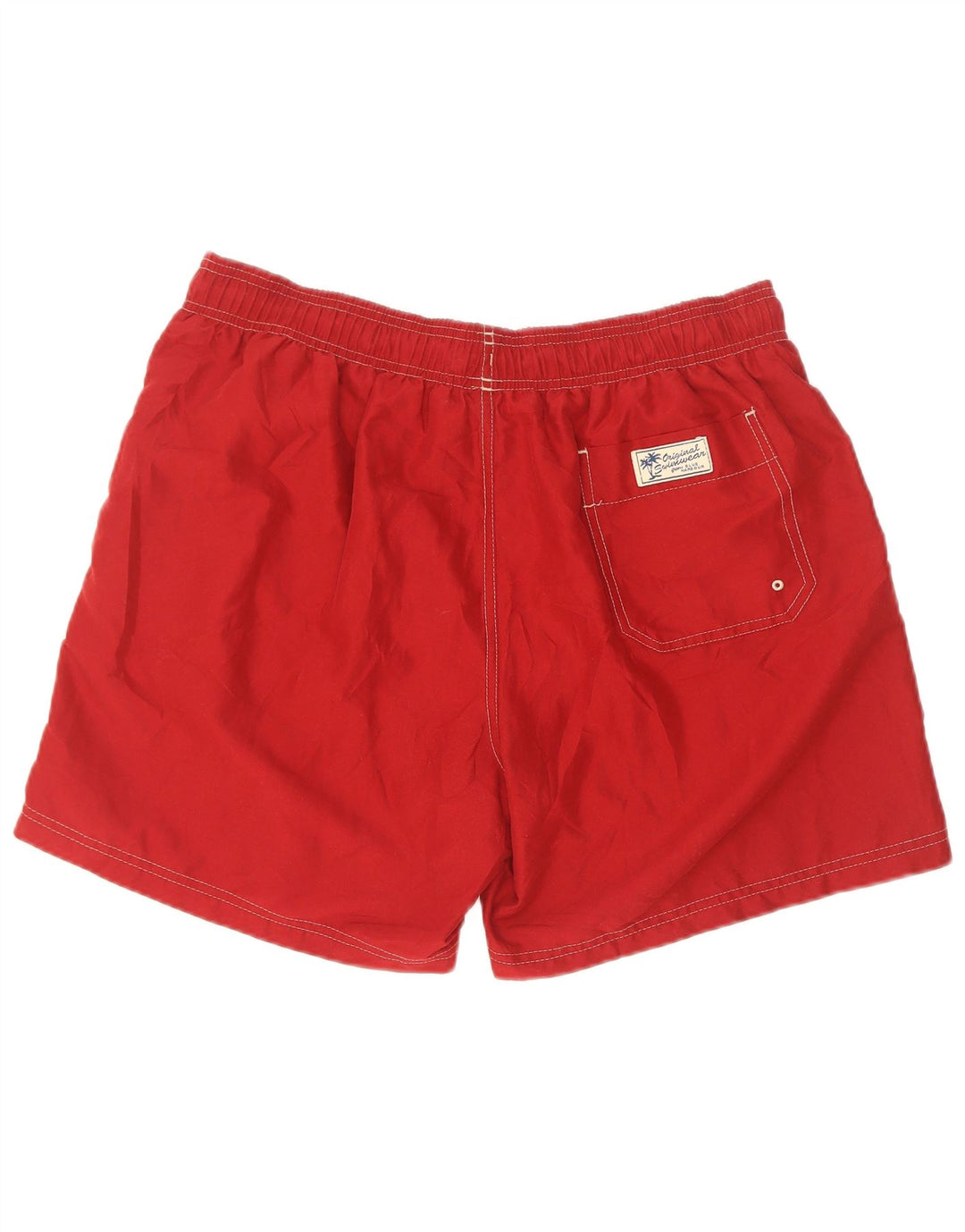 Marks & Spencer Pantaloni scurți de înot pentru bărbați din poliester roșu mare