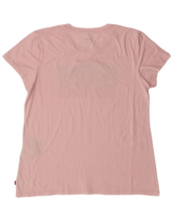 Tricou grafic Levi's pentru femei Top UK 16 Large Pink