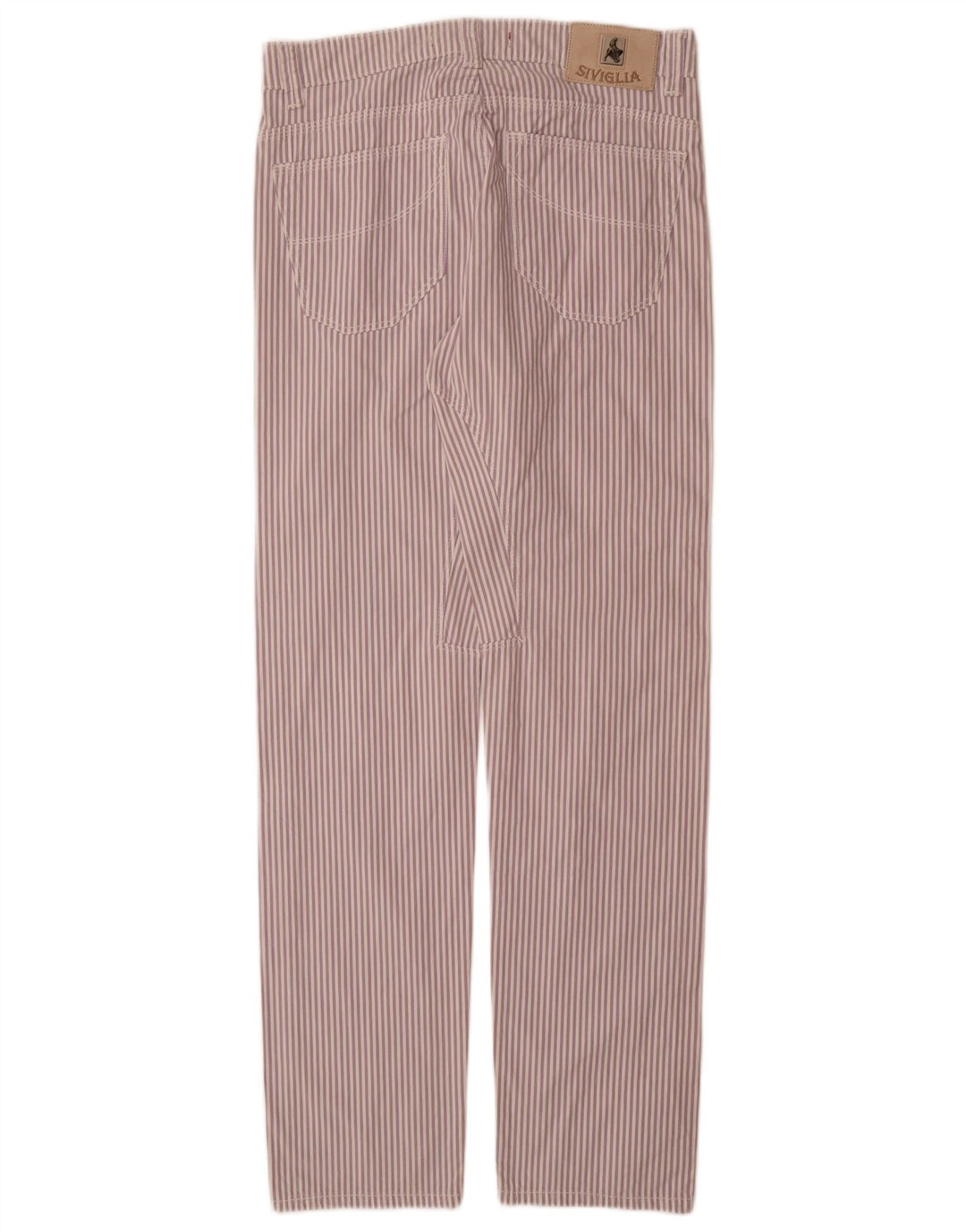 SIVIGLIA Pantaloni Drepți Casual Femei L31 L33 Bumbac cu dungi mov