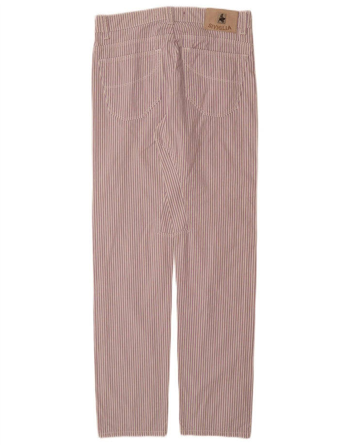 SIVIGLIA Pantaloni Drepți Casual Femei L31 L33 Bumbac cu dungi mov