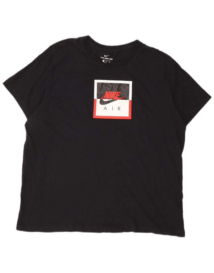 Tricou grafic pentru bărbați Nike Top 2XL bumbac negru