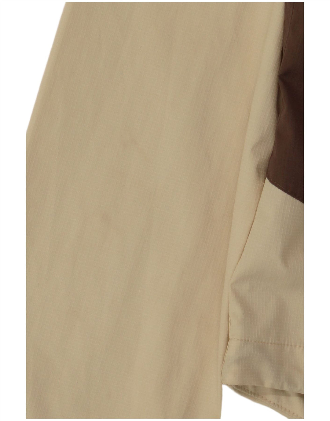 JACK WOLFSKIN Jachetă de ploaie supradimensionată pentru femei UK 10 Small Beige Colorblock