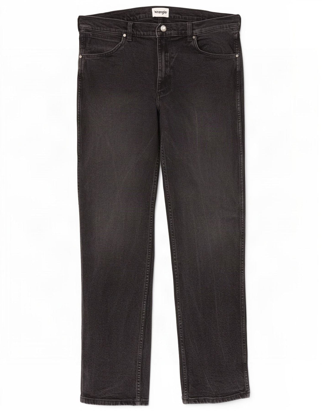 Blugi drepti pentru bărbați Wrangler W36 L36 bumbac negru