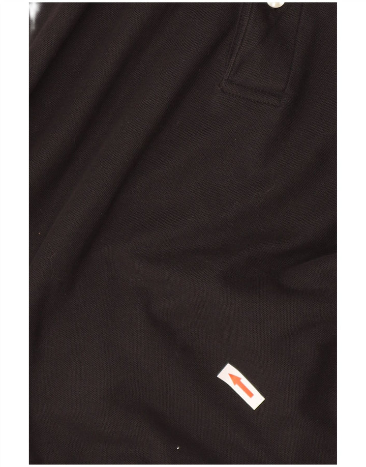 Cămașă polo Izod pentru bărbați XL bumbac negru