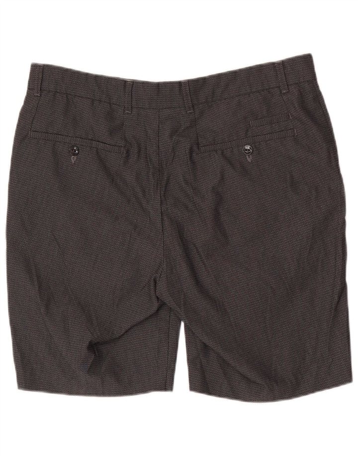 Pantaloni scurți chino pentru bărbați Marks & Spencer Slim Fit W34 Poliester cu pete gri mari