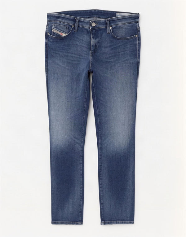 Jeans skinny subțiri și skinny cu talie obișnuită pentru femei Diesel L33 L30, bumbac albastru