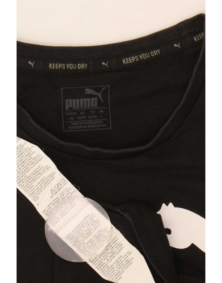 Vestă grafică pentru bărbați Puma, mare, bumbac, negru