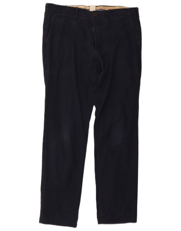 Pantaloni chino drepți pentru bărbați Gap L36 L32 Bumbac bleumarin