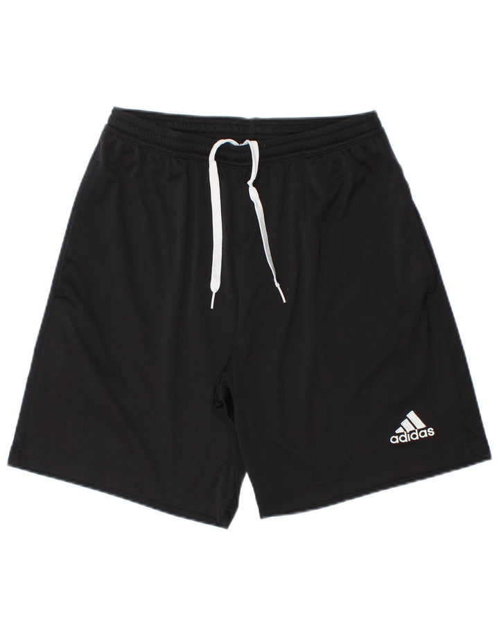 Pantaloni scurți sport ADIDAS pentru bărbați, poliester mediu negru