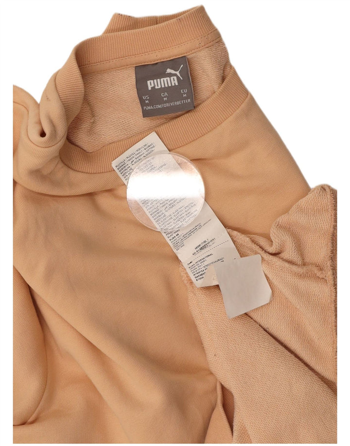 Pulover supradimensionat pentru femei PUMA UK 14 Bumbac galben mediu