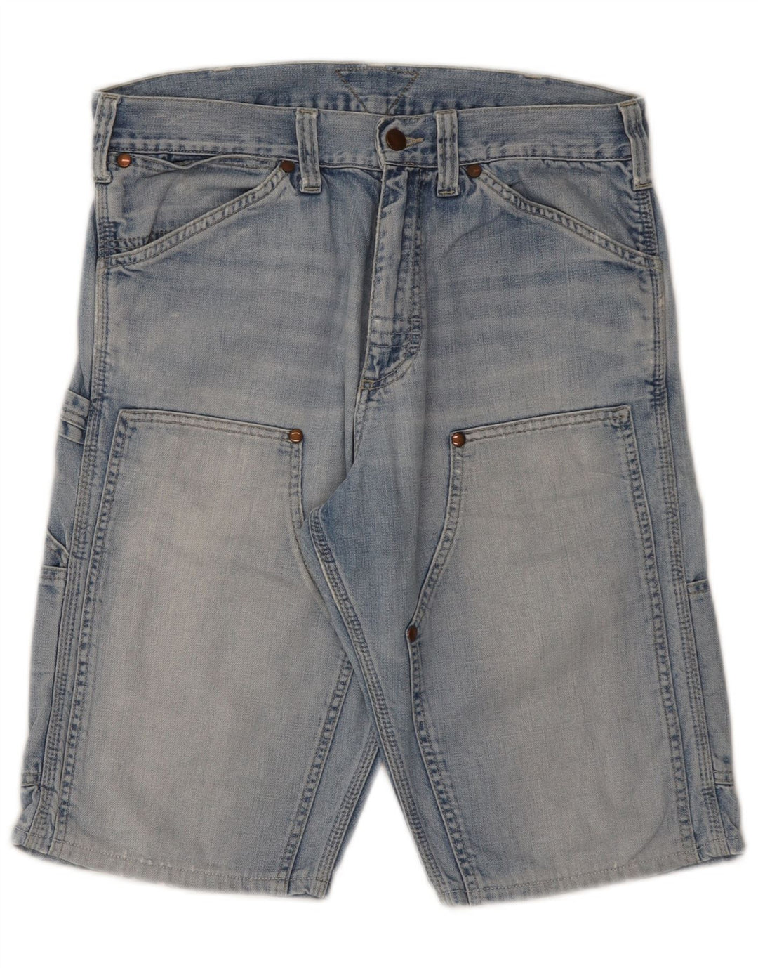 Pantaloni scurți din denim cargo pentru bărbați Meltin' Pot W31 Medium Blue