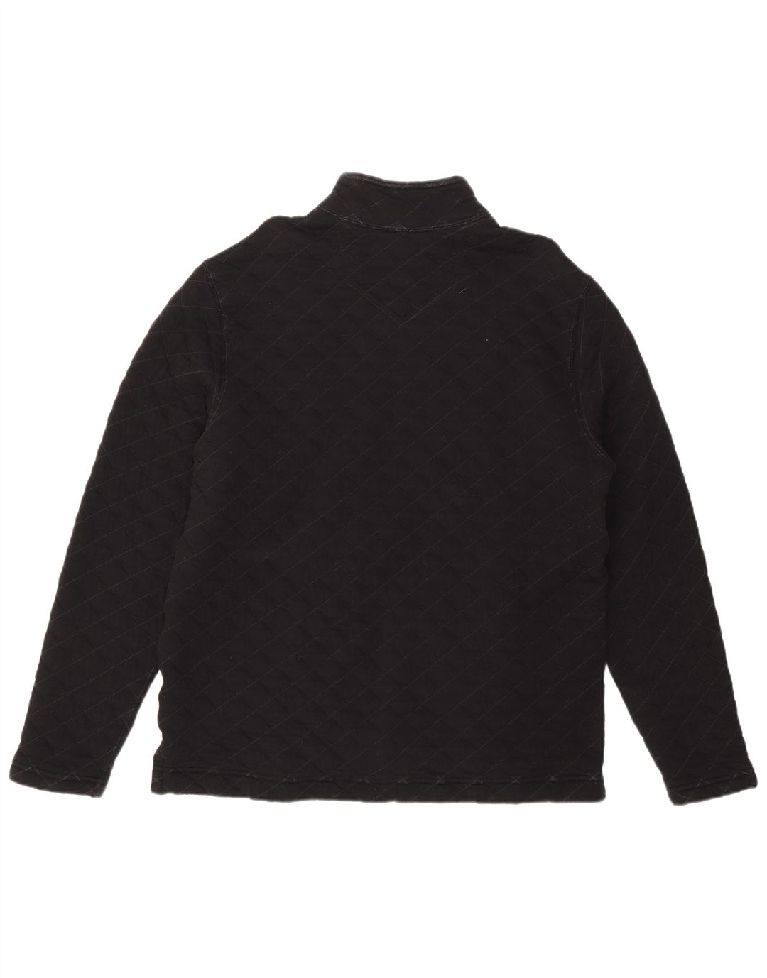 Hanorac cu fermoar pentru bărbați Eddie Bauer Pulover mare din bumbac negru
