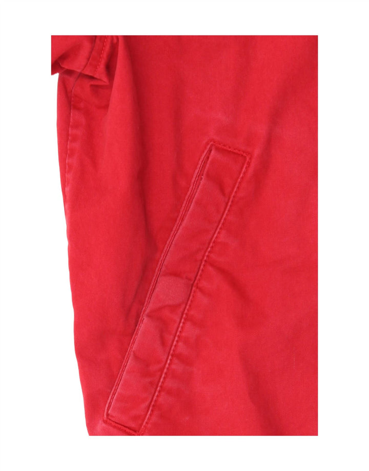 Gant Bomber Jacket pentru bărbați UK 36 mic, roșu, bumbac color bloc
