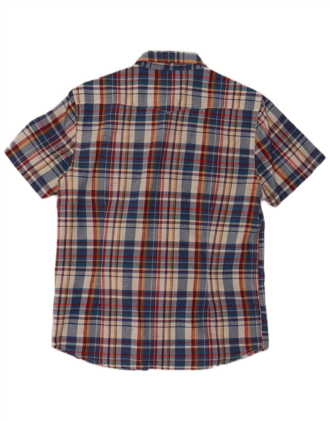 Cămașă Lee pentru bărbați, cu mânecă scurtă, slim fit, din bumbac mediu multicolor cu carouri