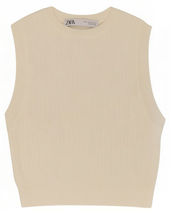 Top cu vestă pentru femei Zara UK 8 Small White