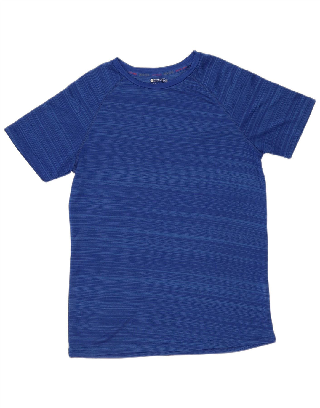 Tricou IsoCool pentru bărbați Mountain Warehouse, poliester mic cu dungi albastre