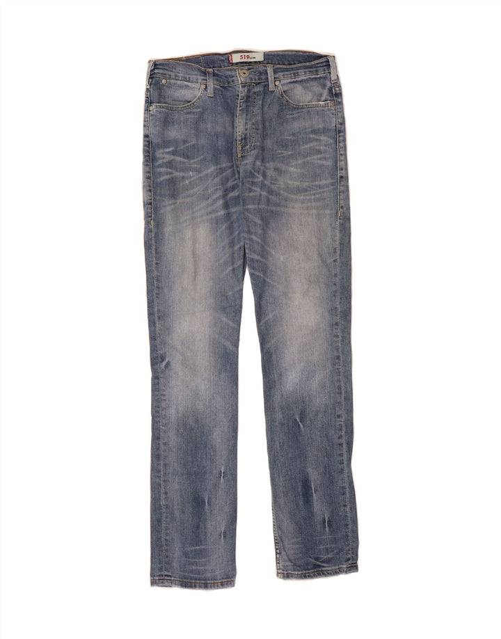 LEVI'S Mens 519 Slim Jeans W32 L34 Blue Vintage Levi's and Second-Hand Levi's from Messina Hembry 