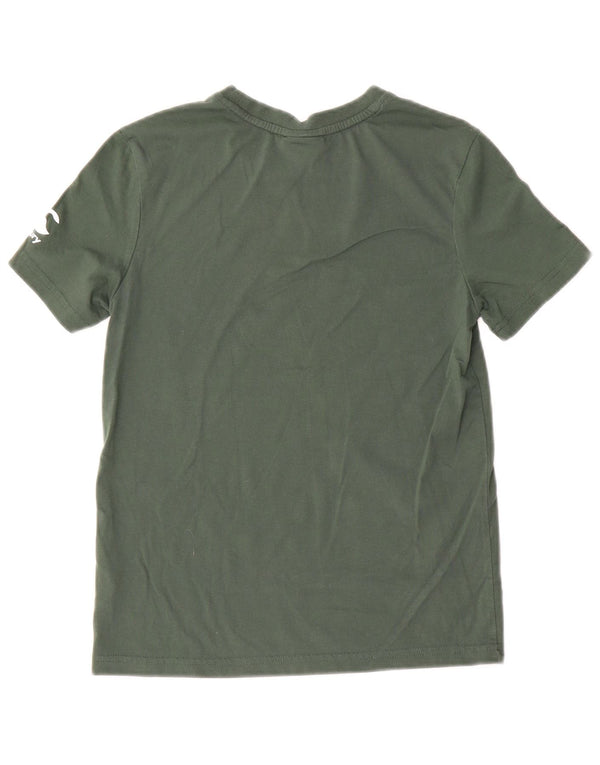 Tricou grafic Canterbury Boys Top 9-10 ani bumbac verde