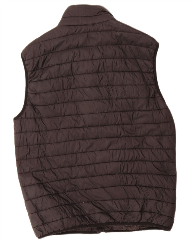 Gilet căptușit pentru bărbați Zara UK 36 Poliester negru mic