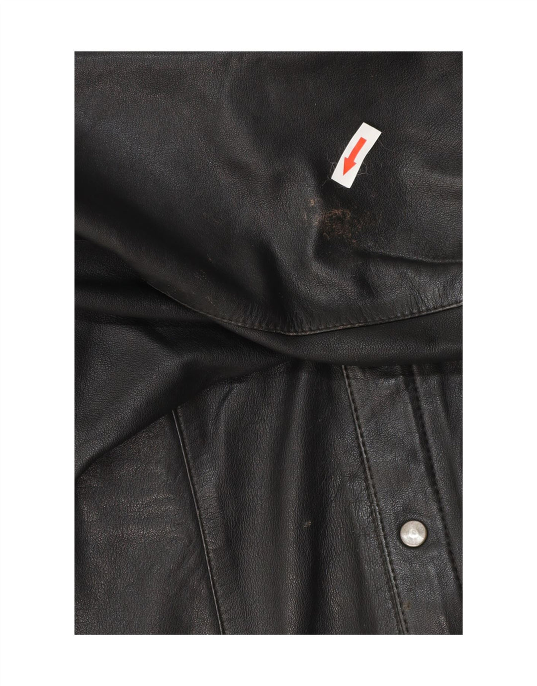 Jachetă de piele vintage pentru bărbați UK 38 Medium Black