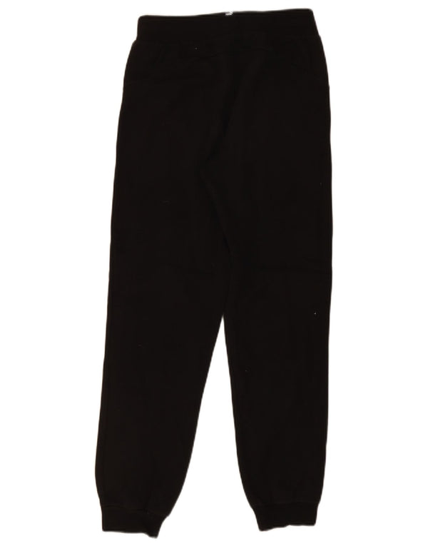 Puma Băieți Pantaloni Trening Pantaloni Joggeri 13-14 Ani Bumbac Negru