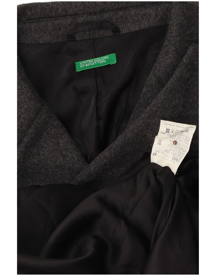Palton pentru bărbați BENETTON IT 52 XL Lână gri
