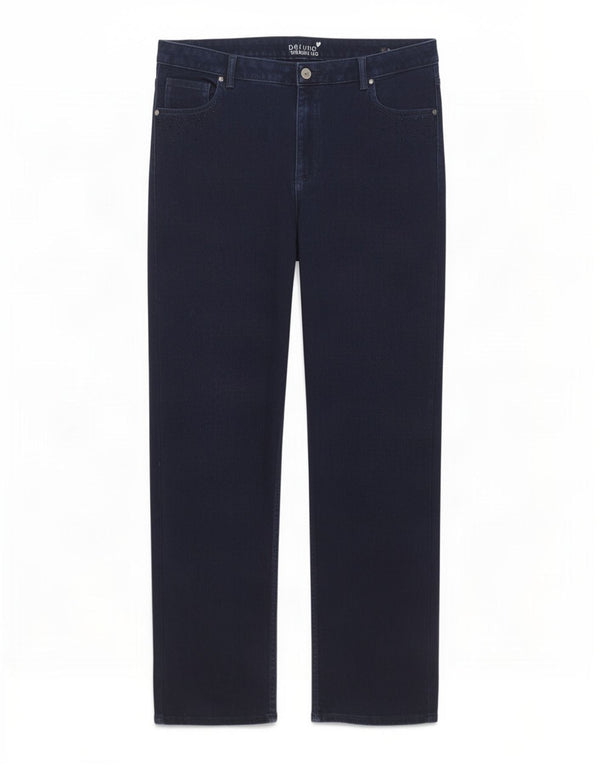 Marks & Spencer Blugi drepti pentru femei Per Una UK 16 Large W36 L29 Bleumarin