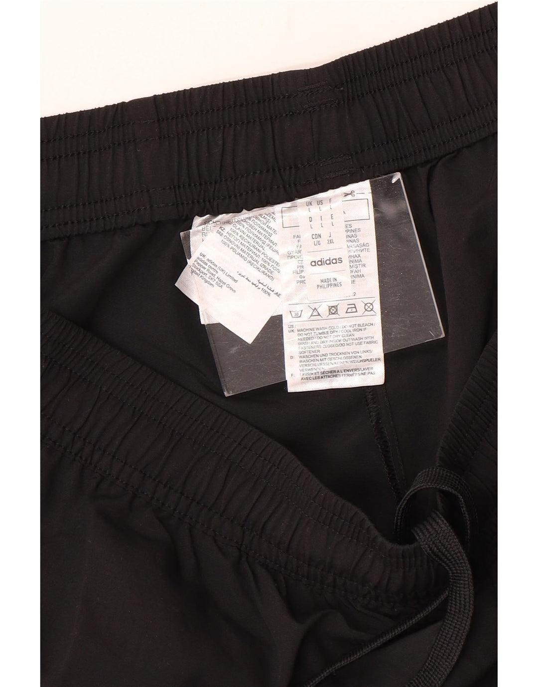 Pantaloni de trening Adidas pentru bărbați, mari, negru, poliester