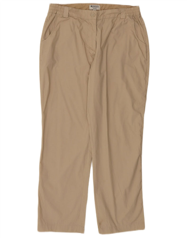 Mountain Warehouse Pantaloni obișnuiți pentru femei UK 12 Medium W32 L29 Bej