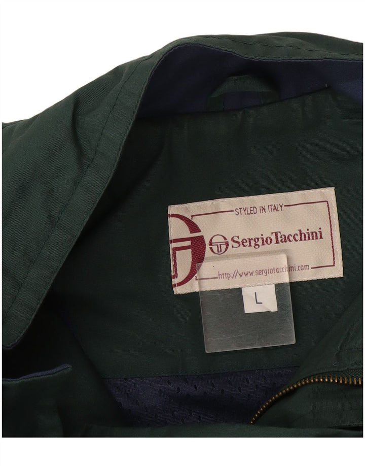 Jachetă Utilitară pentru bărbați Sergio Tacchini UK 40 Large Green