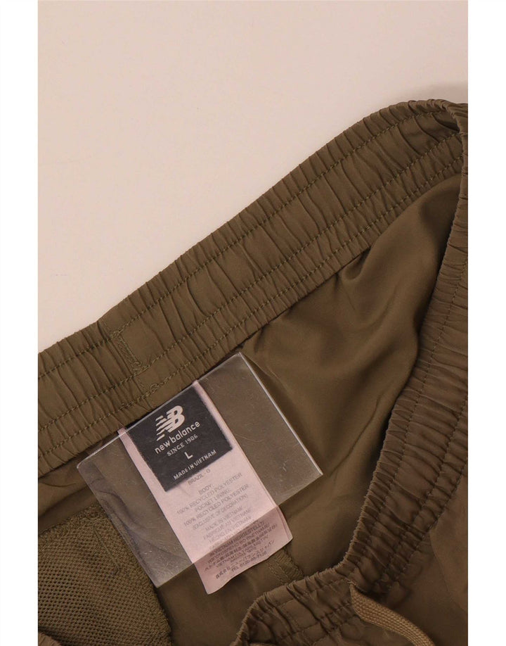 Pantaloni scurți de înot pentru bărbați New Balance Poliester kaki mari