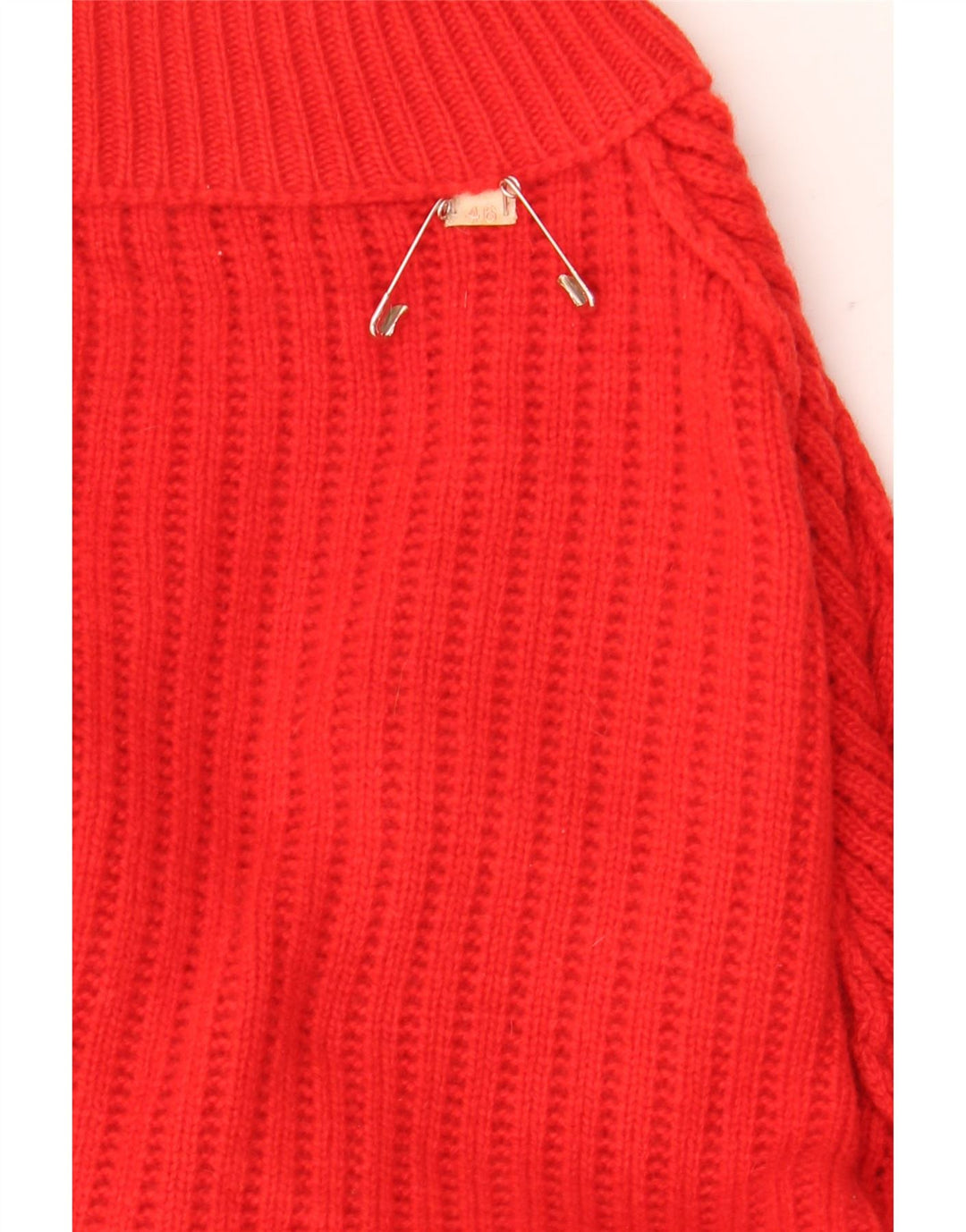 Pulover Cardigan Vintage pentru bărbați Mărimea 46 XL Roșu