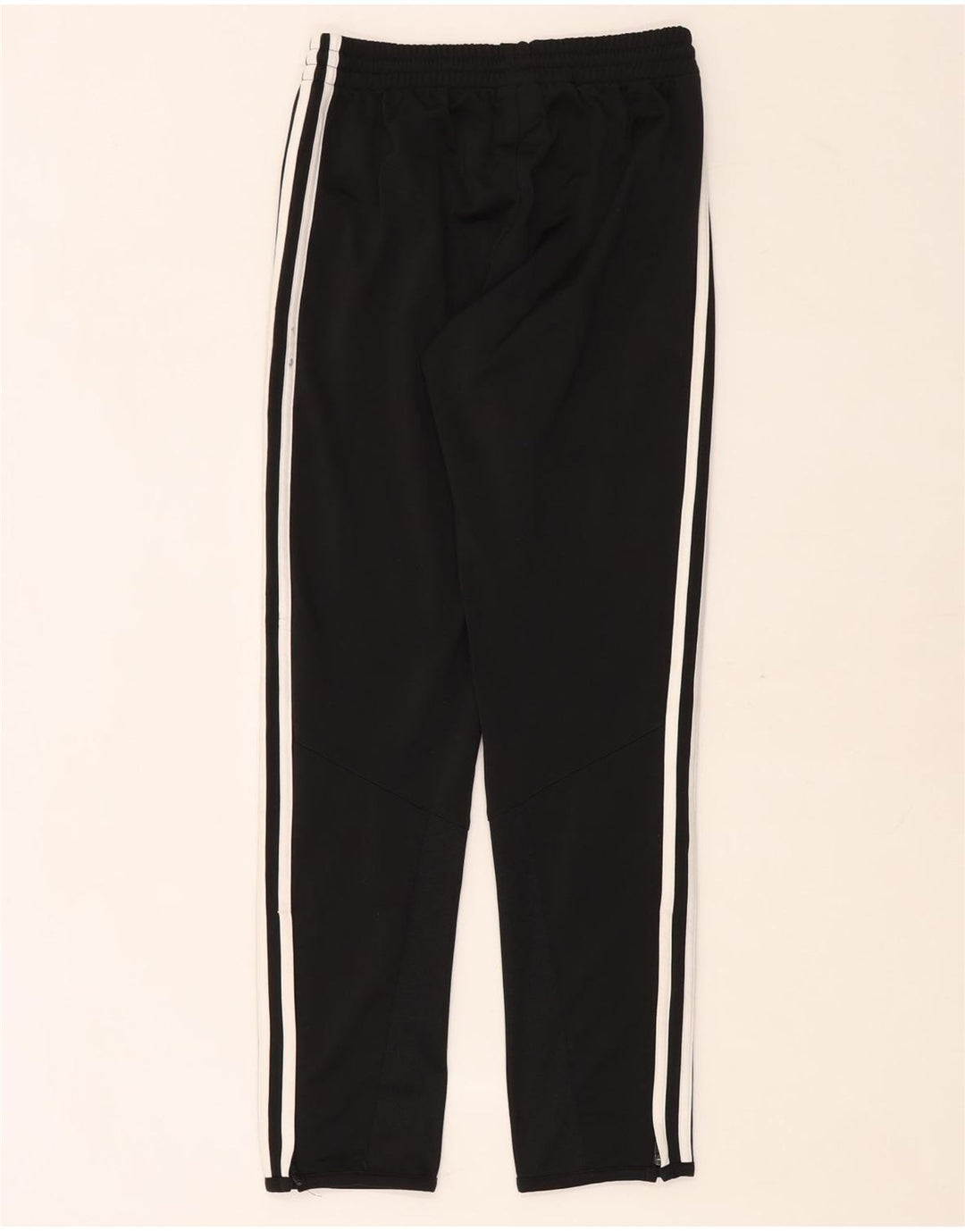 Pantaloni de trening Adidas baieti 11-12 ani poliester negru