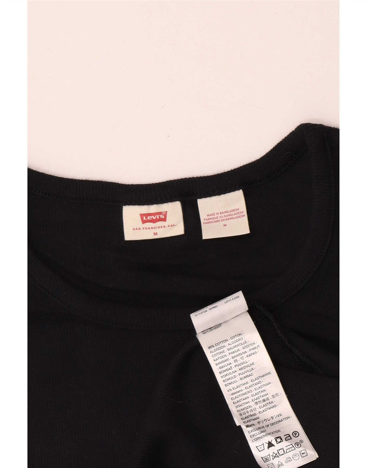 Tricou pentru femei Levi's Top UK 12 Medium Black Bumbac