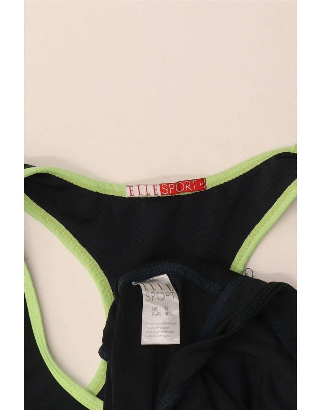 Vestă cu grafică pentru femei Elle Sport UK 12 Medium Gri Geometric Poliester