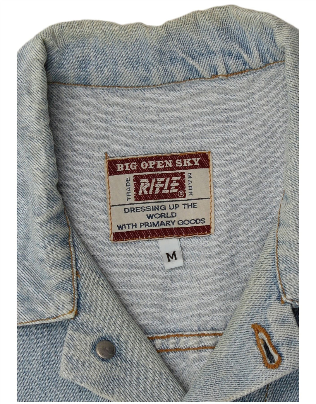 Gilet pentru bărbați Rifle Denim UK 38 Medium Blue Bumbac