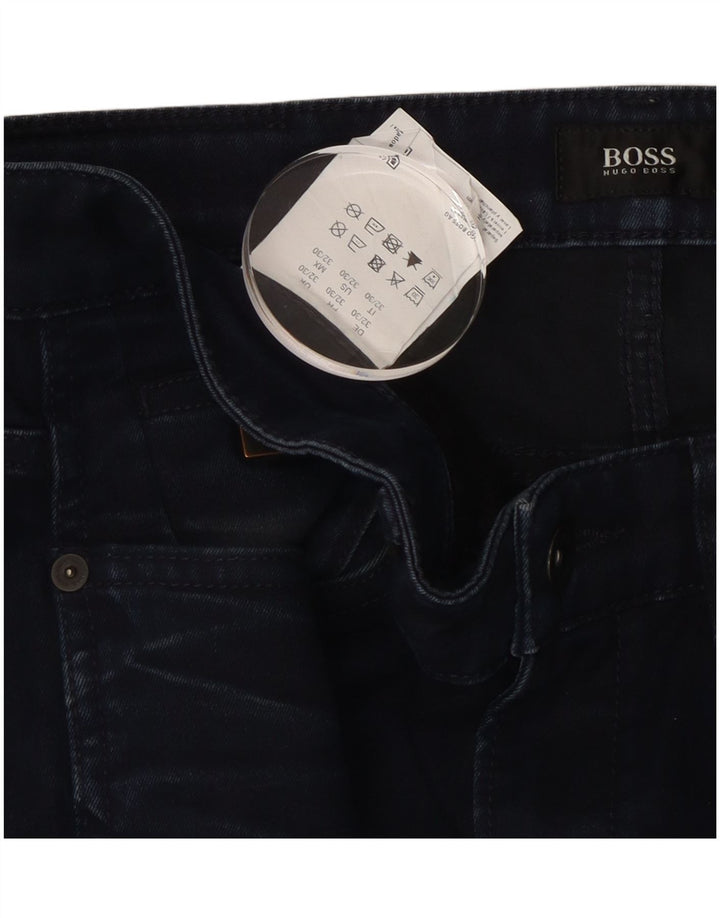 Blugi slim pentru femei Hugo Boss W32 L30 bleumarin